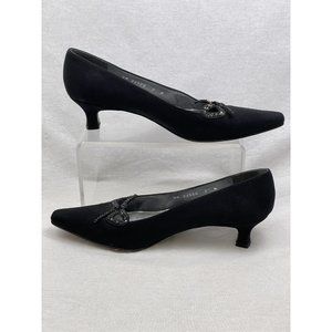 Women's Stuart Wietzman Black Heels Size 7